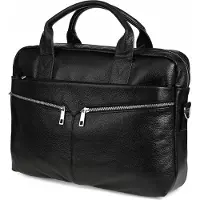 Beltimore Hommes Sac en cuir Grand Noir Ordinateur portable