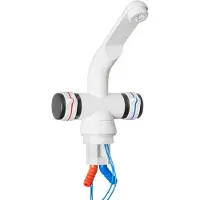 Moritz Robinet d'eau froide/chaude grand format Camping blanc 12 volts