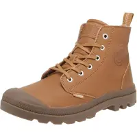Palladium Bottines à lacets 'Pampa' noisette