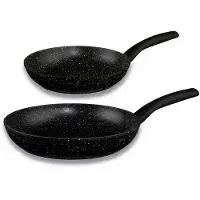 5 Five Caractère Lot de 2 poêles en aluminium forgé - 24 et 28 cm