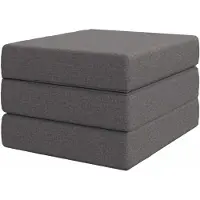vidaXL Canapé-lit pliant 75 x 67 x 45 cm, gris clair
