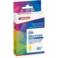 Edding Cartouche d'impression remplace Brother LC223Y yellow