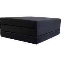 FORTISLINE Noir - Matelas D'appoint Pliant 195x80x9 Cm