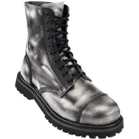 Brandit Bottines à lacets 'Phantom' gris clair / noir