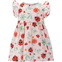 Happy girls Robe mélange de couleurs / rose