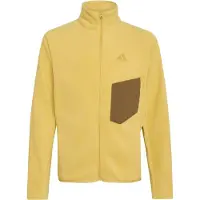 Adidas Veste en polaire fonctionnelle ' Kids Multi CLIMAWARM Full-Zip' marron / jaune d'or