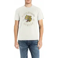 Replay M3222 .000.2660 Short Sleeve T-shirt Beige XL Homme