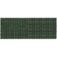vidaXL Brise-vue de balcon avec feuilles vert foncé 400 x 150 cm