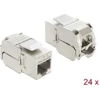 DeLOCK Keystone module - Entrée modulaire - RJ-45 (pack de 24 )