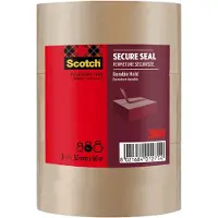 3M tour de 3 rouleaux adhésifs d'emballage heavy - marron havane
