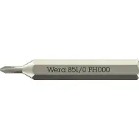 Wera 851 Micro Bits PH 000 x 30mm (Cruciforme Phillips PH)