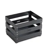 Höfats Cheminée et grill stylisés CRATE caisse à bois