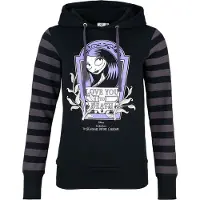 The Nightmare Before Christmas Sweat-shirt à capuche Disney de - Love You To Death - S - 3XL - pour Femme - noir/lilas - Taille XL