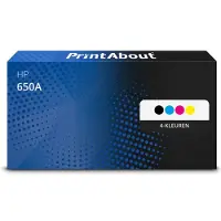 PrintAbout Toner compatible pour HP 650A (CE270A) - Noir