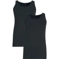 RED by EMP Top de - Basique - Lot de 2 - S - XXL - pour Femme - noir - Taille S