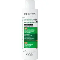 VICHY Dercos Technique Anti-Dandruff DS Shampooing Démêlant Traitant 2-en-1 400 ml Shampooing