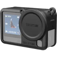 Telesin Housse en silicone + capuchon d’objectif pour DJI Osmo Action 6