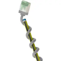 Goobay U/FTP cat 8.1 - 0,5 mètre - Gris -