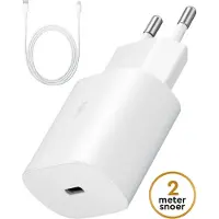 Golden Sound Original 45W chargeur rapide - connexion USB-C - fil de 2 mètres - adaptateur d'alimentation - charge super rapide - chargeur adapté à Samsung - adapté à Iphone 15 et 16.