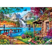 Master Pieces Puzzle Fishing with Pappy - 1000 pièces