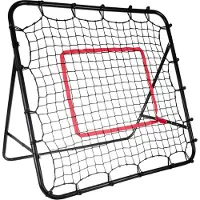 Trizand Rebounder pour le football 100x100x72 cm/ 120x120x72 cm Cible flexible Rabattable Kickback Tor Paroi de rebond Métal 23610, Taille:120x120x72 cm