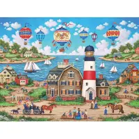 Master Pieces Puzzle Heartland Collection - Ballons Au-Dessus De La Baie - 500 à 999 pièces