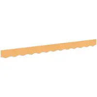 vidaXL , jupe de protection pour marquise, couleur sable, 481 x 20 cm, polyester