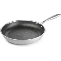 Bratmaxx Poêle en acier inoxydable 28 cm argentée