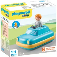 Playmobil 1.2.3 71323 1.2.3 : Voiture Push & Go