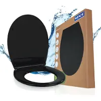 Wenko SIÈGE WC KOS Abaissement automatique Couvercle WC Lunettes Easy Close Salle de bains