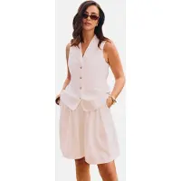 Friends Like These Gilet de costume rosé