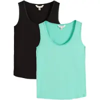 Love & roses Haut aqua / noir
