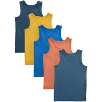Next Maillot de corps bleu / bleu roi / bleu foncé / miel / abricot