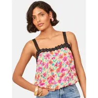 Love & roses Chemisier jaune / rose / rouge / noir