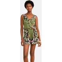 Love & roses Combinaison olive / rose / noir / blanc