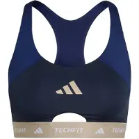 Adidas Soutien-gorge de sport beige / bleu marine / bleu foncé / blanc