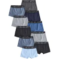 Next Sous-vêtements marine / bleu fumé / saphir / azur / bleu clair / gris foncé / gris chiné / noir