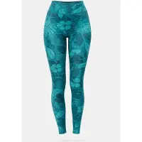 LEAFLETIC Leggings 'Women`s Long Length Legging' turquoise / pétrole