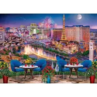 Master Pieces Puzzle Colorscapes - Las Vegas - 1000 pièces
