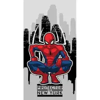 VProDeti Serviette De Plage - Spider Man - Protecteur De New York - 70x140 cm