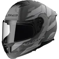 LS2 Ff808 Stream Ii Shadow Full Face Helmet Noir,Gris XS
