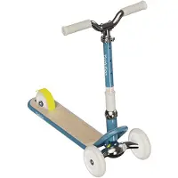 Yvolution Trottinette Classic Glider bleue - guidon réglable et pliable