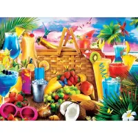 Master Pieces Puzzle Pique Nique sur la Plage - 500 à 999 pièces