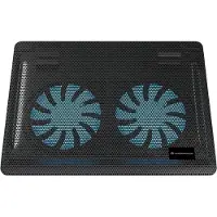 Conceptronic Pad de refroidissement 2F, Support pour notebook, Noir