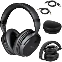 Krüger&Matz KM0655 Casque sans fil F7A avec ANC, Bluetooth 4.0, 300 mAh, noir
