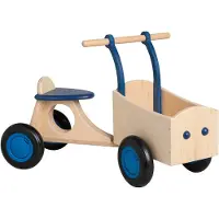 Van Dijk Toys Holz Kinder Laufrad - Blau