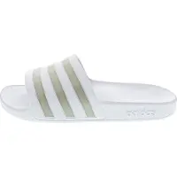 Adidas Mule 'Adilette Aqua' argent / blanc