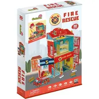 Puzzle 3D Cubic Fun Puzzle Puzzle 3D - Fire Rescue - 51 à 99 pièces