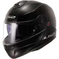 LS2 Casque modulable LS2 FF908 STROBE II Solid Noir brillant taille L