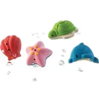 Plantoys Jouets en bois Set de bain Vie marine